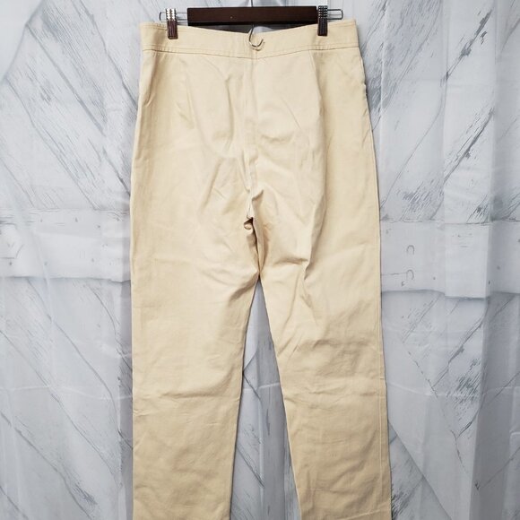 Lauren Ralph Lauren Tan Straight Leg Preppy Classic Chinos Size 8P - Picture 5 of 10